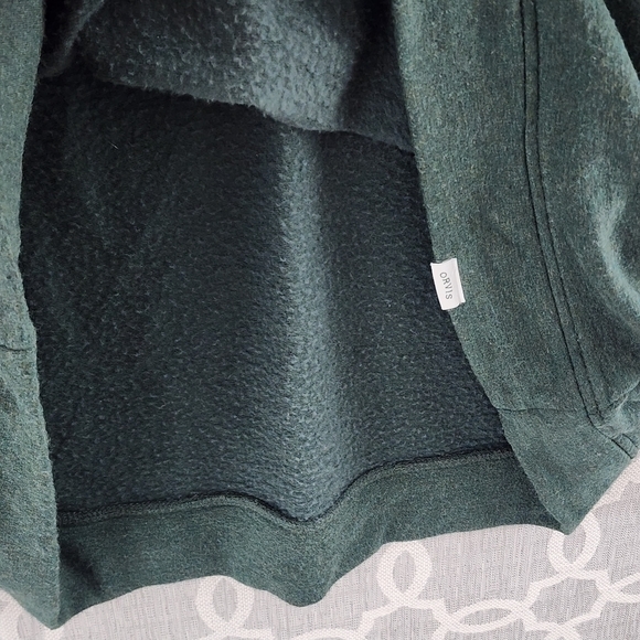 Orvis crew neck long sleeve green fleece sweatshirt women's XL - Picture 5 of 8